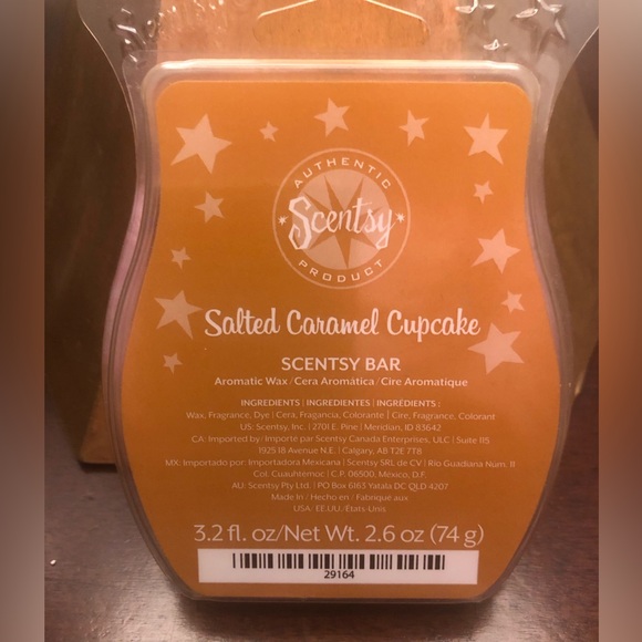 Other - 2 Scentsy Bars - 1 Salted Caramel Cupcake and 1 Sweet Cucumber Scentsy Bar